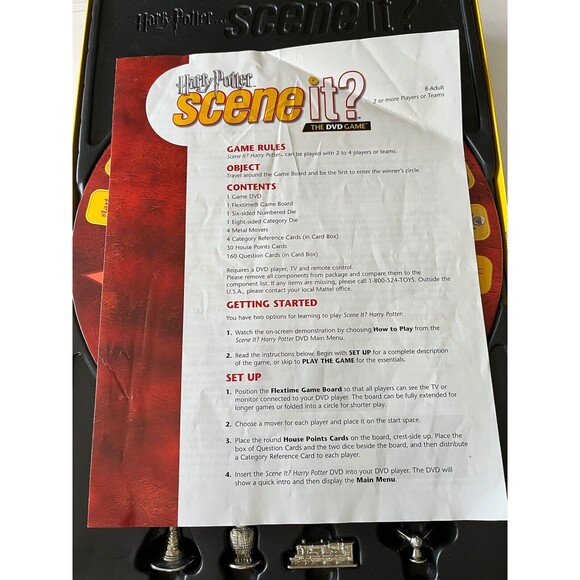 Mattel Scene It Harry Potter Edition DVD Game - Picture 3 of 6